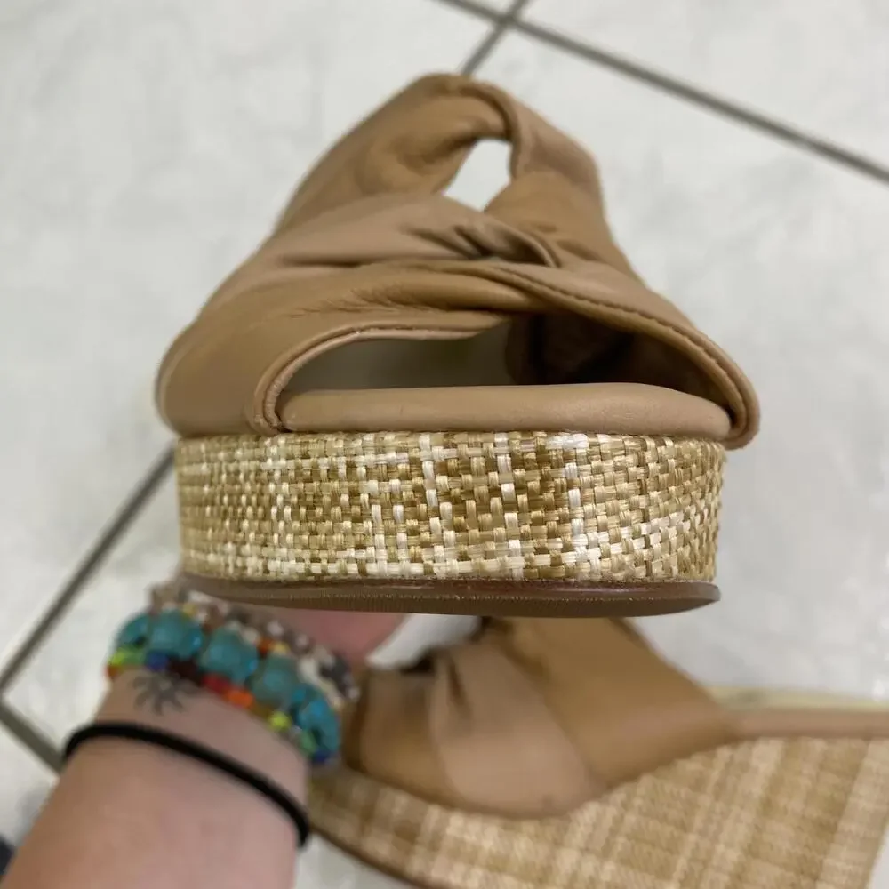 SARAH FLINT the perfect Arabesque wedge heel sz 5.5